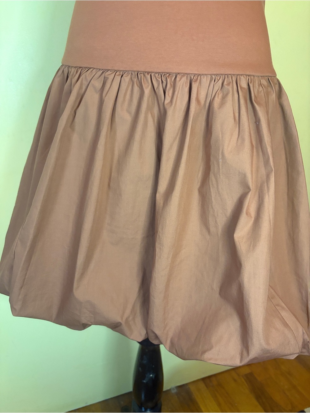 J. Crew Mixy Bubble Hem Rust Sleeveless Dress - Picture 7 of 13